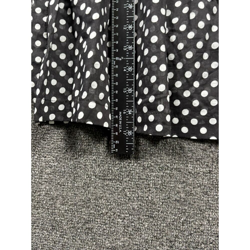 Coco Reef Swimsuit Coverup Dress Womens Size L Black White Polka Dot Sleeveless - Picture 6 of 7